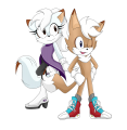 Vultro and Jenny at the time of this story.