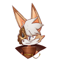 Vultro wearing steampunk tech created by his great grandfather. Art by Anaokie.